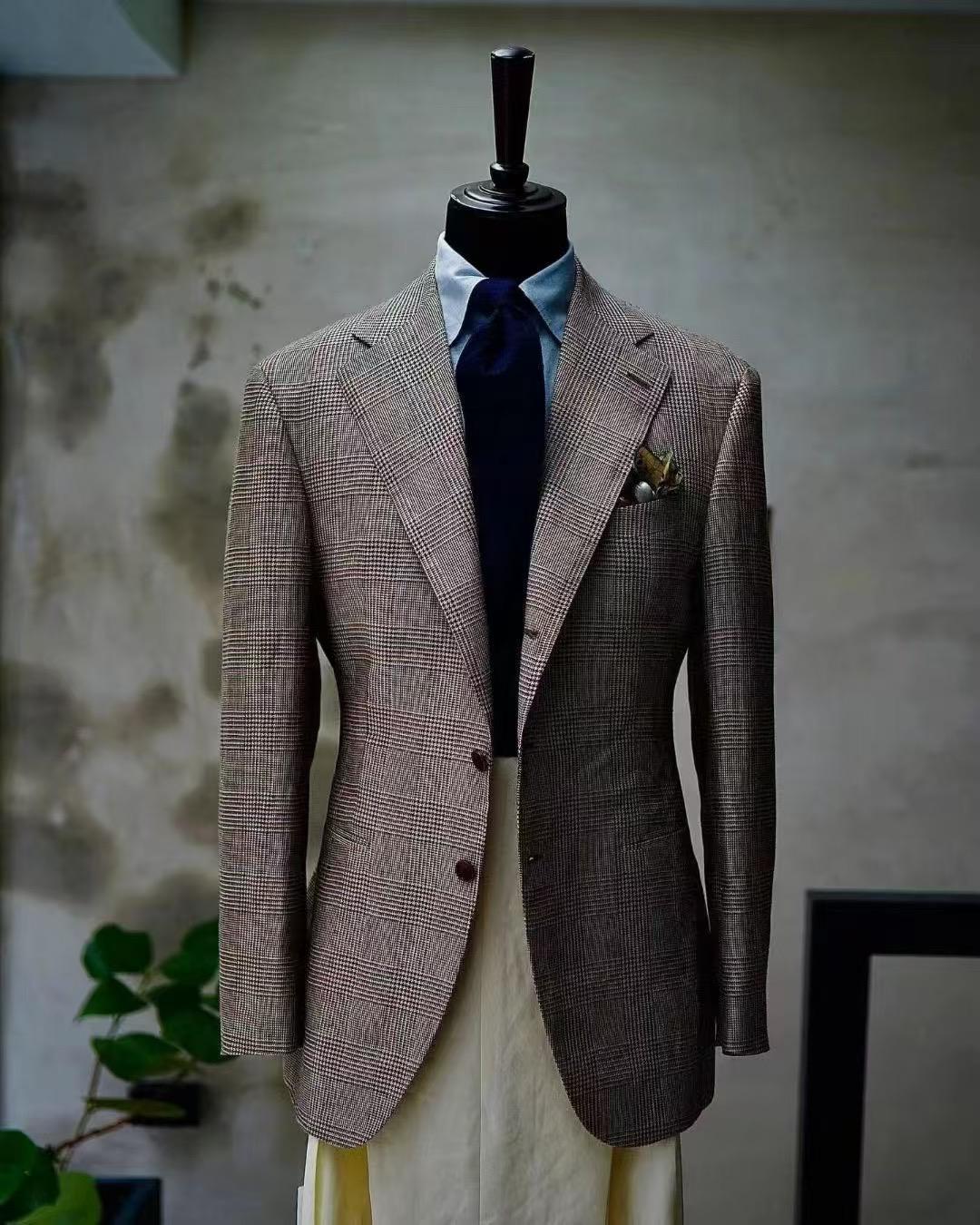 Blazer and tie displayed on mannequin